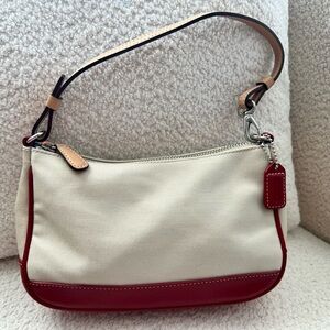 Vintage Coach Hamptons Collection 7748 Demi Baguette Y2K Shoulder Bag